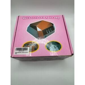 Quick CCFL LED Nail Lamp 36W Gel Polish Dryer Machine UV Light Black w/ Timer